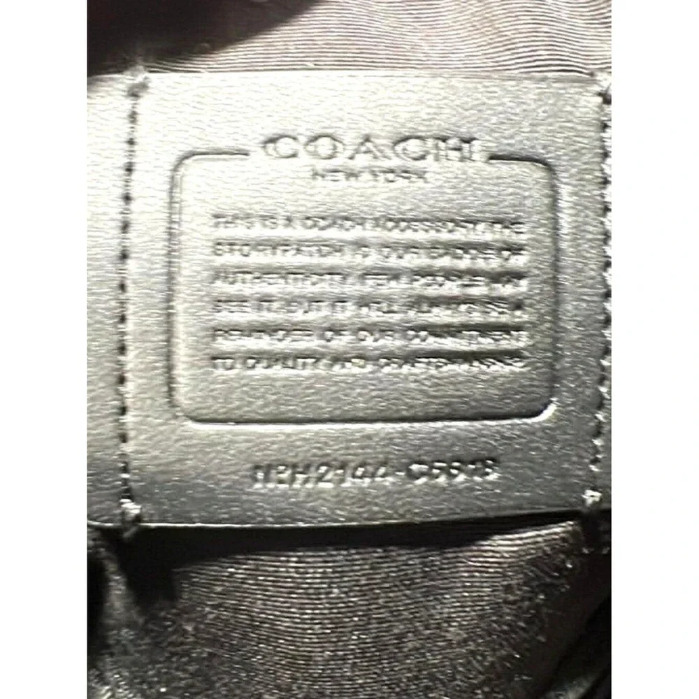 Coach Carrier Phone Crossbody Window Pane Plaid Bag C6819 EUC